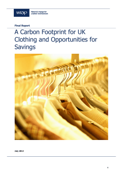 Carbon footprint report