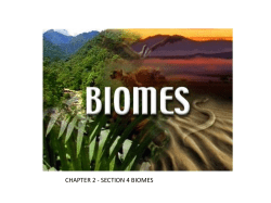 Biomes - Solon City Schools