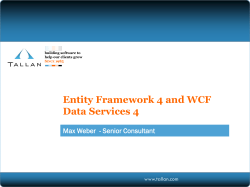 Entity Framework 4 - Tallan`s Technology Blog