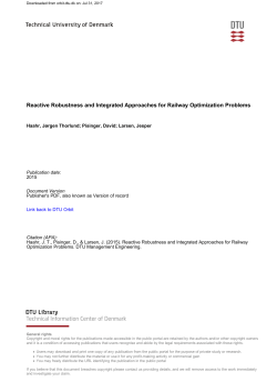Reactive Robustness and Integrated Approaches for