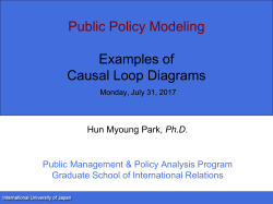 Drawing Causal Loop Diagram