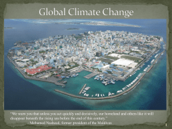 Climate Change Slideshow