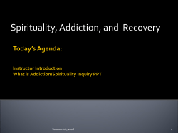 Spirituality, Addiction, and Recovery