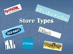 Store Types
