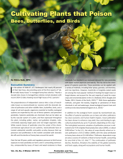 Cultivating Plants that Poison