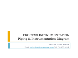 PROCESS INSTRUMENTATION Process Flow