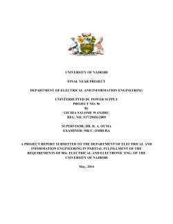 UNINTERRUPTED DC POWER SUPPLY