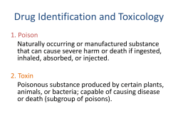 Drug Identification PPT
