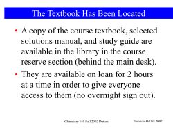 Lecture 5-Chapter 3_4-September 21, 2005