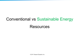 Conventional vs Sustainable Energy