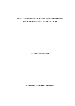 plant leaf identification using moment invariants