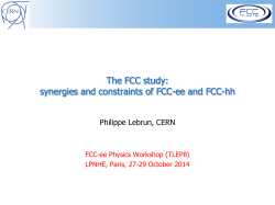 FCC- ee - CERN Indico