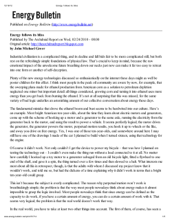 Energy follows its bliss