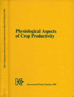 Physiological Aspects of Crop Productivity