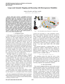 Large-scale Semantic Mapping and Reasoning with Heterogeneous