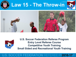Law 15 - The Throw-in