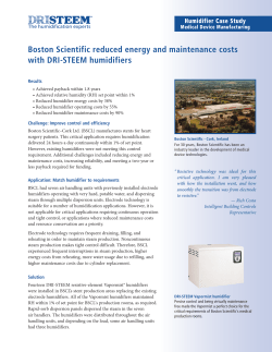 Boston Scientific reduced energy and maintenance costs with DRI