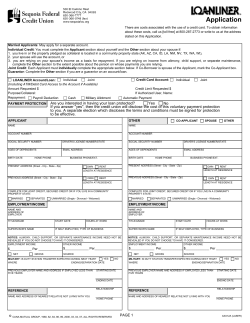 Converted from AXP022.PRN - sequoia federal credit union