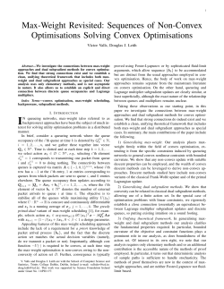 Max-weight revisited: Sequences of nonconvex optimizations