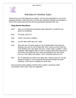 Role-plays for Sensitive Topics