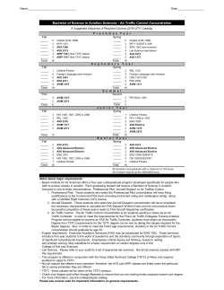AVS Aviation Sciences-Air Traffic Control BSA