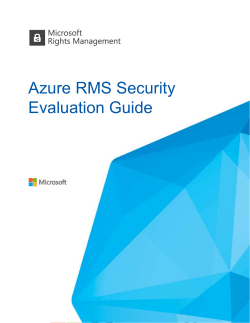 Azure RMS Security Evaluation Guide