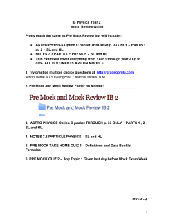 Study Guide Mock Exam 2016 File