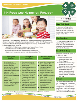 Foods and Nutrition.pub - California 4-H