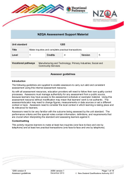 1285 Assessor guidelines