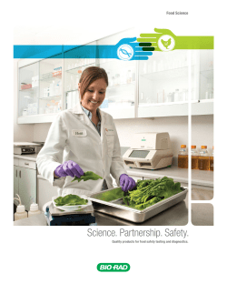 Science. Partnership. Safety. - Bio-Rad