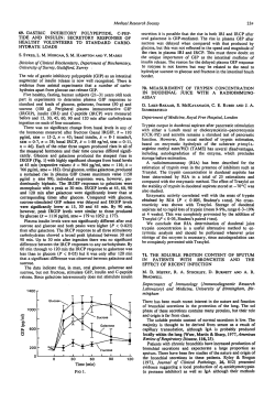 The Soluble Protein Content of Sputum in Patients