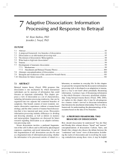 Information Processing and Response to Betrayal