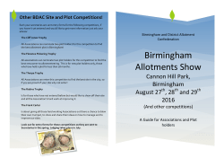 Birmingham Allotments Show - Birmingham And District Allotments
