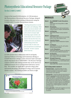 Photosynthesis Educational Resource Package - LI