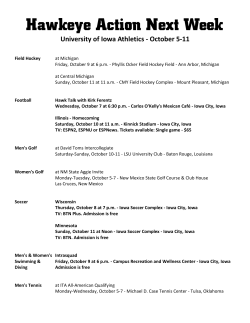 Hawkeye Action Next Week