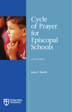 Cycle of Prayer for Episcopal Schools