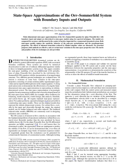 State-Space Approximations of the Orr&ndash;Sommerfeld