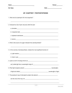 Name Mr. Reda Period ______ Date AP: CHAPTER 7