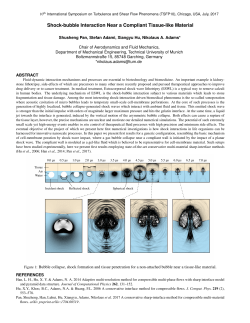 Shock-bubble Interaction Near a Compliant Tissue-like