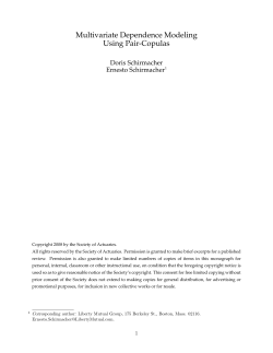 Multivariate Dependence Modeling Using Pair-Copulas