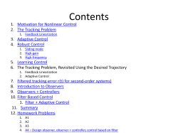 Adaptive control with backstepping