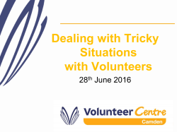 SHORT VERSION VCF Dealing with Tricky Situations presentation