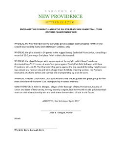 PROCLAMATION CONGRATULATING THE PAL