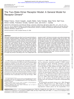 The Two-State Dimer Receptor Model: A General Model for
