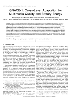 Cross-Layer Adaptation for Multimedia Quality and Battery Energy