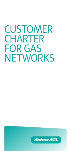 customer charter for gas networks