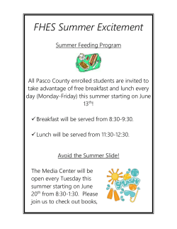 Avoid the Summer Slide!