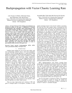 Backpropagation with Vector Chaotic Learning Rate