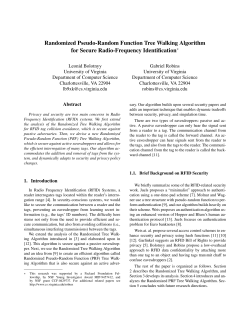 Randomized Pseudo-Random Function Tree Walking