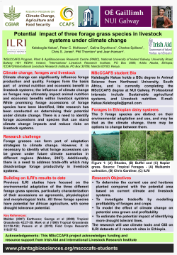 Kein Folientitel - Plant and Agricultural Biosciences Centre (PABC)